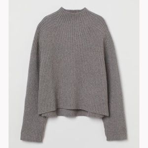 NWT H&M ribbed mock neck sweater